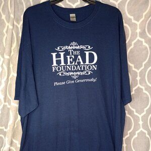 Y2K The Head Foundation Shirt Size 3XLT Navy Blue Funny Raunchy